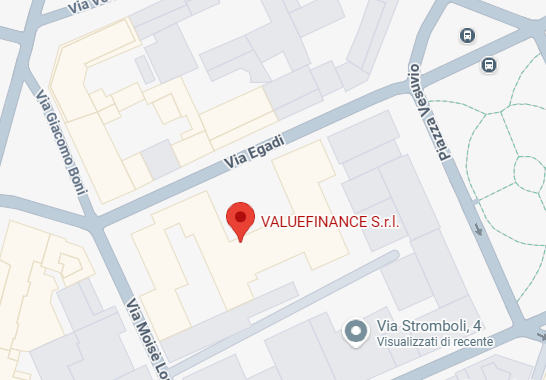 VALUEFINANCE SRLVia Egadi, 720144 Milano